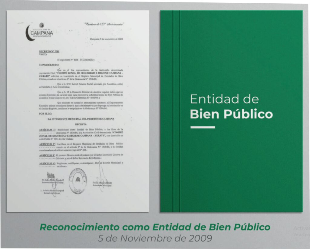 Reconocimiento como Entidad de Bien Público